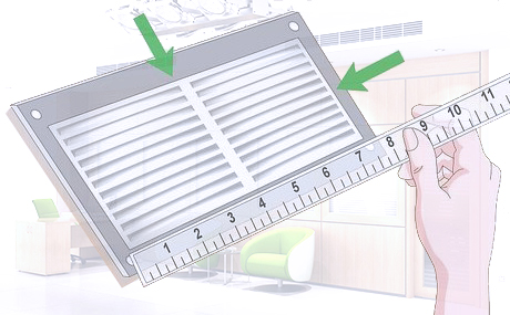 نحوه اندازه‌گیری دریچه
